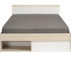 Parisot tweepersoonsbed 140x200 Most Acacia compleet met bedbodem