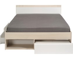 Parisot tweepersoonsbed 140x200 Most Acacia compleet met bedbodem en matras