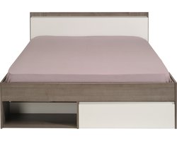 Parisot tweepersoonsbed Most Grijs - 140x200 - compleet met bedbodem