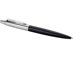 Parker Jotter XL balpen | Richmond matzwart | Chroom detail | Medium punt | Blauwe inkt | Geschenkdoos