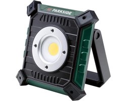 PARKSIDE® Accu-LED-bouwlamp 20V zonder accu - Lichtstroom: ca. 2200 lm - Kleurtemperatuur: ca. 5600 K - Individuele lichthoek door traploze instelling - Zwenkbare lampkop - Uitklapbare standaard zorgt voor stabiliteit