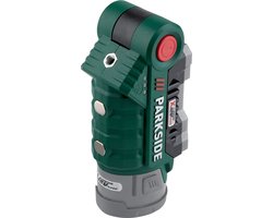 PARKSIDE Accu-werklamp 12V zonder accu - Deze 12V accu-LED werklamp heeft 10 LED's met koudwit werklicht - Exclusief accu en oplader - Lampenkop in 8 standen kantelbaar - Het apparaat is compatibel met alle accu's uit de Parkside® 12V familie
