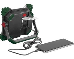 PARKSIDE® Accu-werklamp - Bouwlamp - Lichtstroom: ca. 2000 lm - Kleurtemperatuur: ca. 6500 K - Inclusief 1 USB-kabel, 1 auto-oplader, 1 netadapter