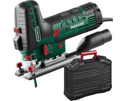 PARKSIDE® Decoupeerzaag 800W - Met Lasergeleider, LED-licht en Stofafzuiging - Inclusief Koffer en 2 Zaagbladen - Elektrische Zaagmachines - Gereedschap