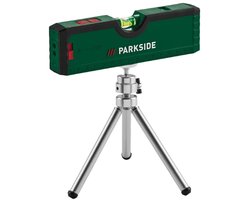 Parkside® - Laserwaterpas - Kruislijnlaser - Bouwlaser - Met mini-statief - Pointerfunctie - LED verlichting