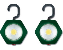 PARKSIDE LED Werklamp - Set van 2 Rond - 200lm - Magnetisch