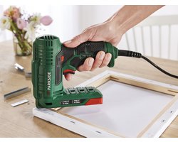 PARKSIDE® Tacker Nietpistool en nagelpistool »PHET 15 C2« 400 nietjes van 10 mm, 100 nagels van 14 mm