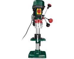 PARKSIDE® Tafelboormachine 400 W - Toerental: 600/2650 min-¹ - Boordiepte: 0/50 mm - Boordiameter: max. 25 mm (hout) | 10 mm (staal) - Traploos instelbare boordiepte - Verstelbare bankschroef - Duurzame inductiemotor