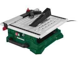 PARKSIDE® Tegelsnijder - Geschikt voor nat slijpen van tegels - Tafel: 39,5 x 38,5 cm - Ideaal voor het nauwkeurig nat snijden van verschillende harde materialen. Dankzij de praktische werktafel en slimme details werk je snel en efficiënt.