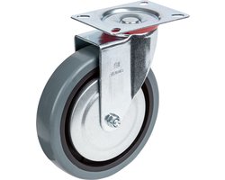 Parkside Transportwielen - 150 mm - Universeel toepasbaar onder kasten, meubels en apparaten - Vloerbeschermend zacht loopvlak