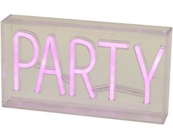 Party Neon Verlichting frame 23 x 4 x 12,5 cm - Met USB aansluiting - Wandlamp - Trekt meteen de aandacht in elke ruimte