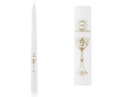 Partydeco - Kaarsen wit IHS(4 stuks) - 29 cm
