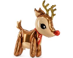 Partydeco - Kerst Folieballon Reindeer - 50 x 62 cm