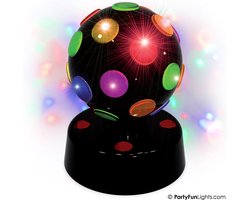 PartyFunLights - Discolamp - werkt op USB én batterijen - Multi-color - Roterend