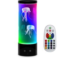PartyFunLights - Jellyfish aquarium lamp - 2 kwallen - Meerdere kleuren - Afstandsbediening - Nachtlampje Kinderen - Batterij en USB