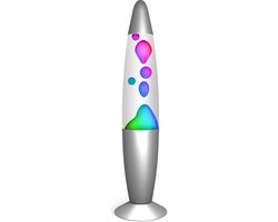 PartyFunLights - Lava Lamp Multi-Color LED - 34 cm - Verandert van kleur - Lavalampen sfeerlichting - Nachtlampje voor kinderen 6+