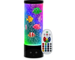 PartyFunLights - Vislamp met bubbels - kleur veranderend - USB én batterijvoeding - incl. USB kabel