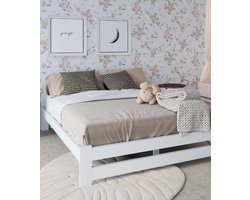 Parwood Arizona - Houten Bed - Wit - 180x200 - Lakfinish