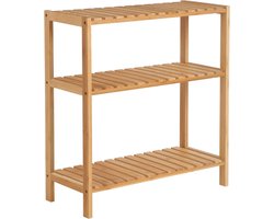 Parya Home - Bamboe Badkamerrek - Badkamermeubel - 3-etage's - Naturel