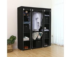 Parya Home - Opvouwbare Garderobekast - Zwart