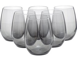 Pasabahce Amber - Paarse Waterglazen - Set van 6 - 350 ML