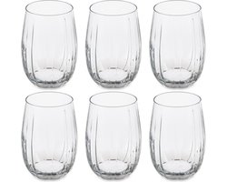Pasabahce Drinkglazen/waterglazen - luxe glas - set 12x stuks - 400 ml