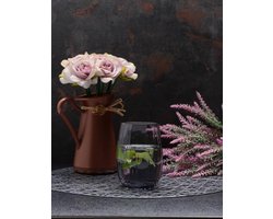 Pasabahce Linka – Paarse waterglazen – Set van 3 – 380 ml