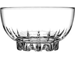 Pasabahce - mousse voorraadpot - set van 6 - 270 ml - grijze deksel - kristalglas, vaatwasserbestendig