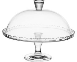 Pasabahce Plateau - Met Stolp - Glas - 32,2 cm