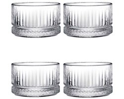 Pasabahce - snackkom set - Elysia - 230cc - transparant - set van 4 glazen