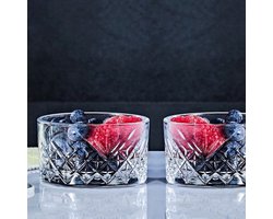 Pasabahce - snackkom set - Timeless - 225 ml - transparant glas - set van 4