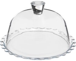 Pasabahce - Taartplateau met stolp - decoratie glas - 26 cm - decoratie