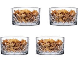 Pasabahce - Timeless - Amuseschaaltjes - Set van 4 - ø 9 cm - 21 cl - Serveerschaal set
