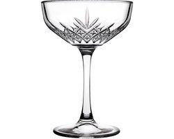 Pasabahce - Timeless - Champagnecoupe - Set van 4 - 25,5 cl - Champagneglazen set