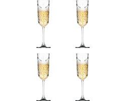 Pasabahce Timeless Champagneglazen - 175 ml - 4 Stuks - Flute