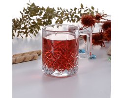 Pasabahce Timeless – Thee/Koffie Glazen Met Oor – Set van 2 – 195 ml