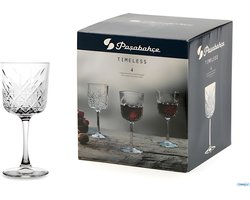 Pasabahce Timeless - Wijnglazen - GLAS - Set van 4 - 330 ml