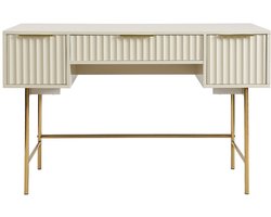 PASCAL MORABITO Bureau met opbergruimte - Beige en goud - VITESDA van Pascal Morabito