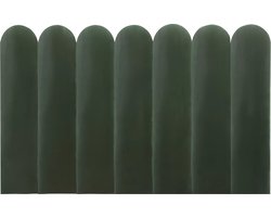 PASCAL MORABITO Wandpaneel voor hoofdeinde JAPI - 210 cm - Fluweel - Groen - van Pascal Morabito