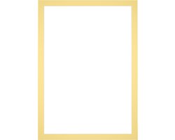Passe-Partout Fotomaat 15x20 cm - Lijstmaat 20x28 cm - Geel - Museumkarton - Fotolijst niet inbegrepen
