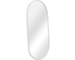 Passpiegel Corato hangend 40x80 cm wit