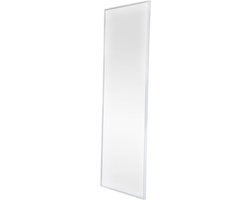 Passpiegel Lesina hangend 120x37x2 cm wit [en.casa]