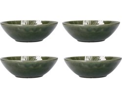 Pastabord, Pasta Kom, Set van 4 Stuks, 20 cm, Groen, Keramiek - Mikasa | Jardin
