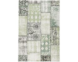 Patchwork buitenkleed - Verdant Foliage groen 200x290 cm