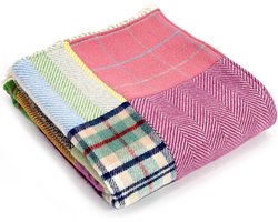 Patchwork plaid LIFESTYLE - 180x220 - Uniek - Tweedmill UK