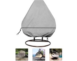 Patio Hangstoelhoes Waterdichte - Cocoon Egg Chair Cover - voor rotan rieten schommelzitstoel - Beschermhoes voor dubbele schommelstoel - Groot formaat (230 * 200cm) chair cover with garden