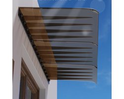 Patio Overkapping - Veranda Bescherming - Buiten Leven - Modulair Ontwerp - 50x180cm - Transparant