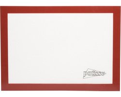 Patisse Bakmat 59 X 39 Cm Siliconen Rood/wit