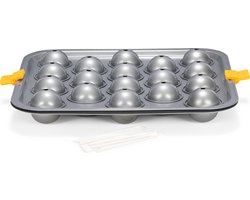 Patisse Bakvorm Cake Pops 32 X 29 Cm Staal Zilver/geel