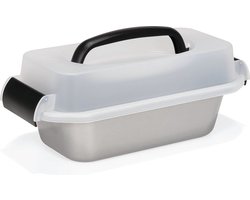 Patisse Cakevorm Silver Top Met Draagdeksel 23 cm